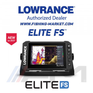 LOWRANCE Elite-7 FS Combo - Цветен Multi Touch Scren сонар с GPS - без сонда / BG Menu